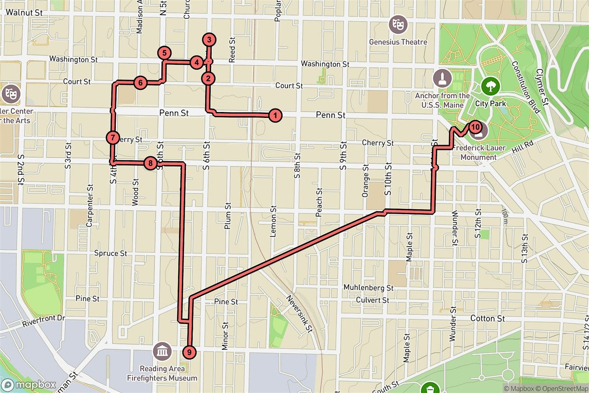 Reading Audio Tour: Echoes of Innovation, Faith, and Founders