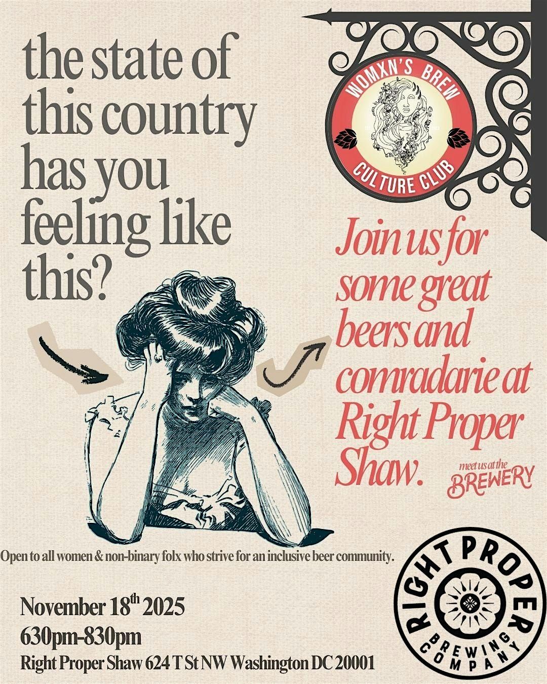 WBCC Chill Night Social at Right Proper Shaw