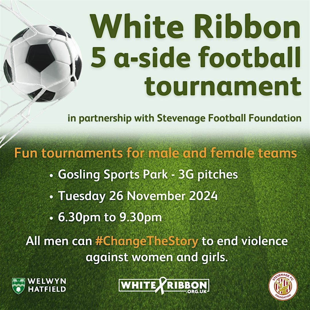 Welwyn Hatfield Council - White Ribbon football tournament