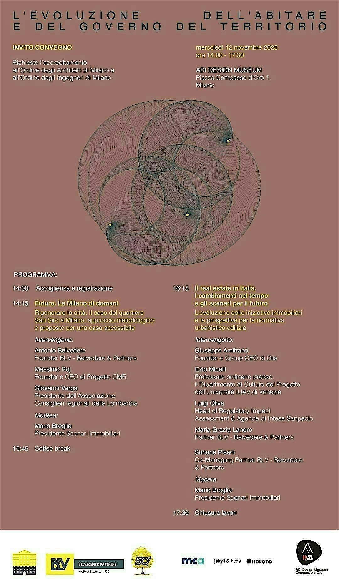 CONVEGNO   -   L'EVOLUZIONE DELL'ABITARE E DEL GOVERNO DEL TERRITORIO