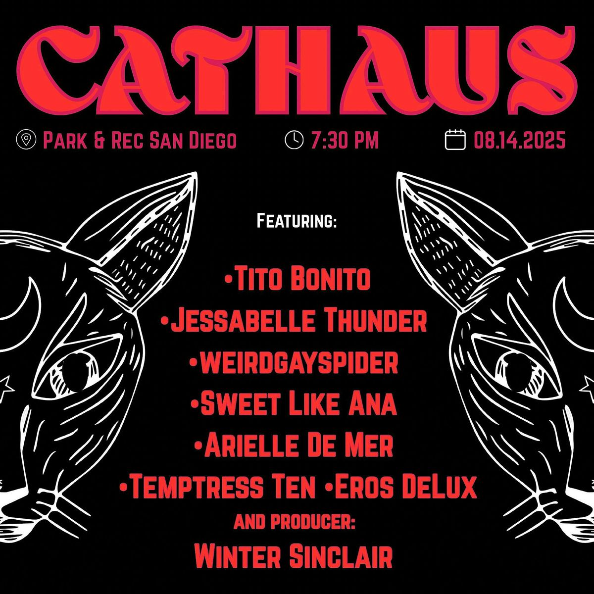 CatHaus Revue Burlesque and Pole show