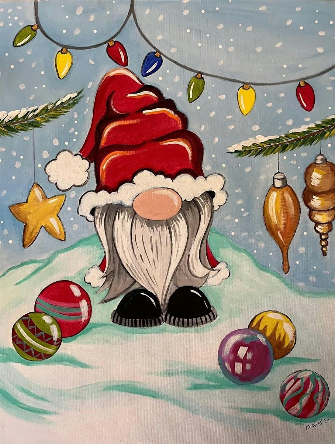 Paint Night for Adults_Osgoode Legion, Osgoode ON_GNOME for the HOLIDAYS