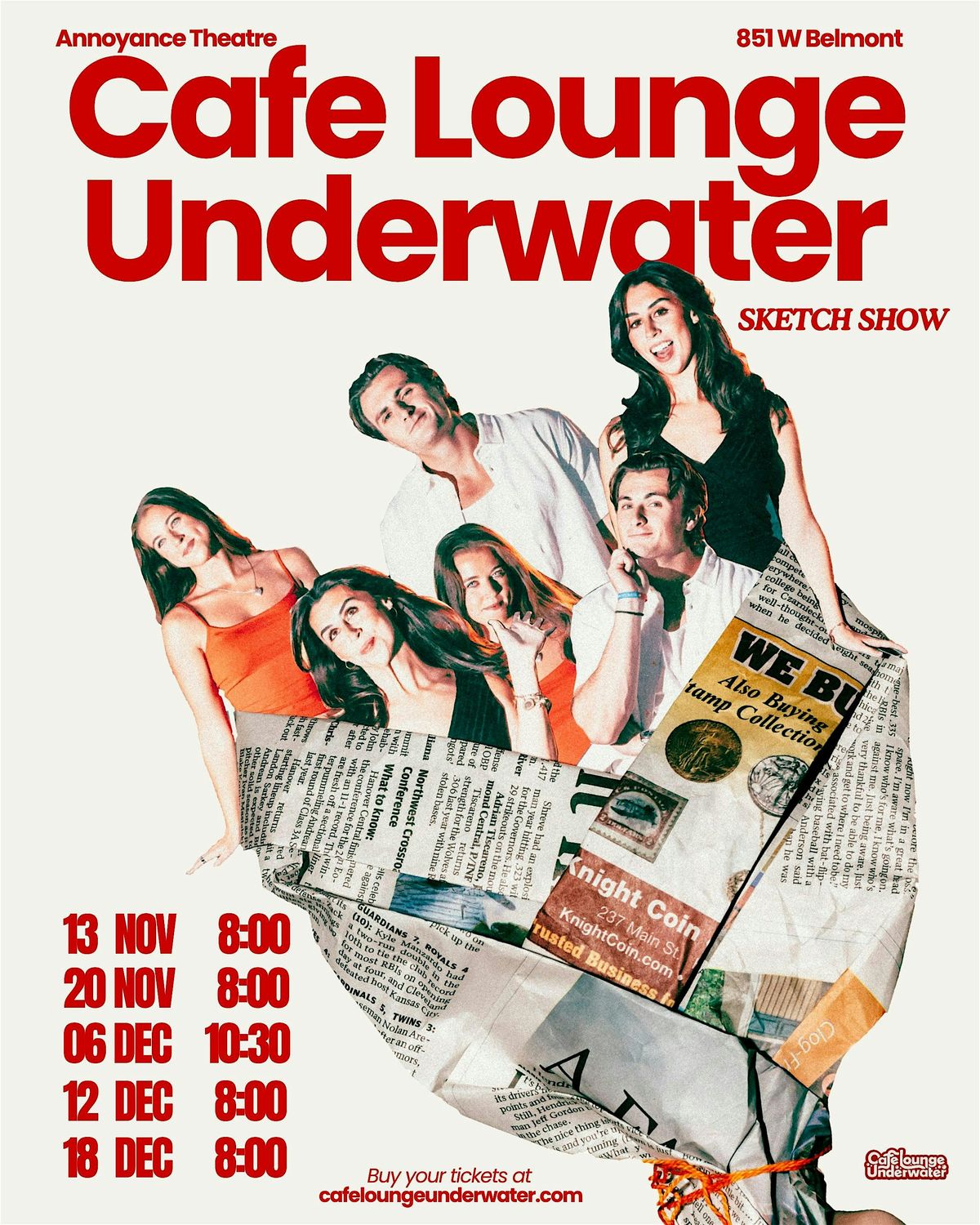 Cafe Lounge Underwater Sketch Comedy Show