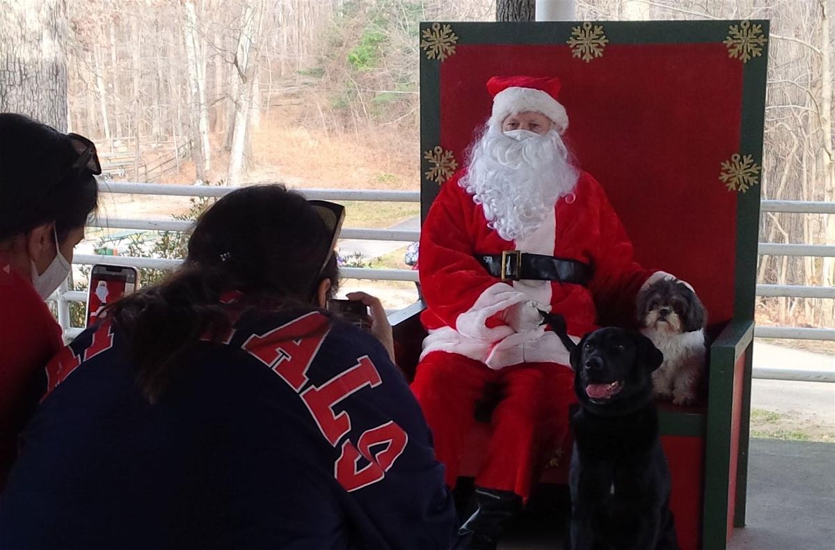 Santa Comes to Lake Accotink Park Santa - Santa Arrives at Noon!