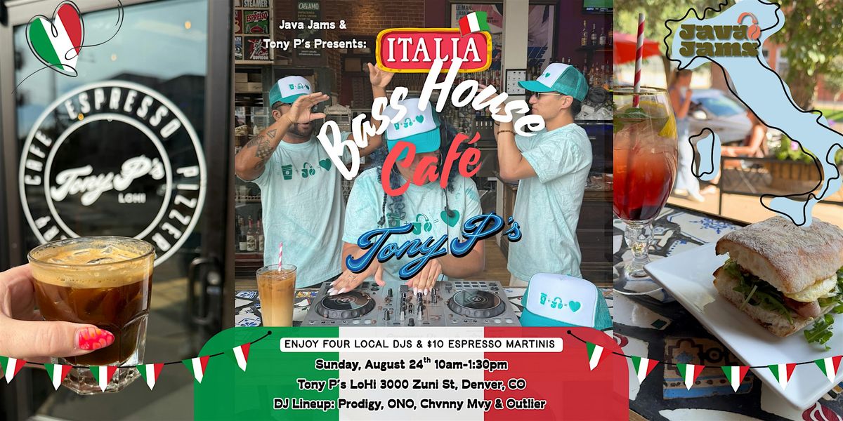 Italian Bass-House DJ Cafe Set Tony Ps LoHi