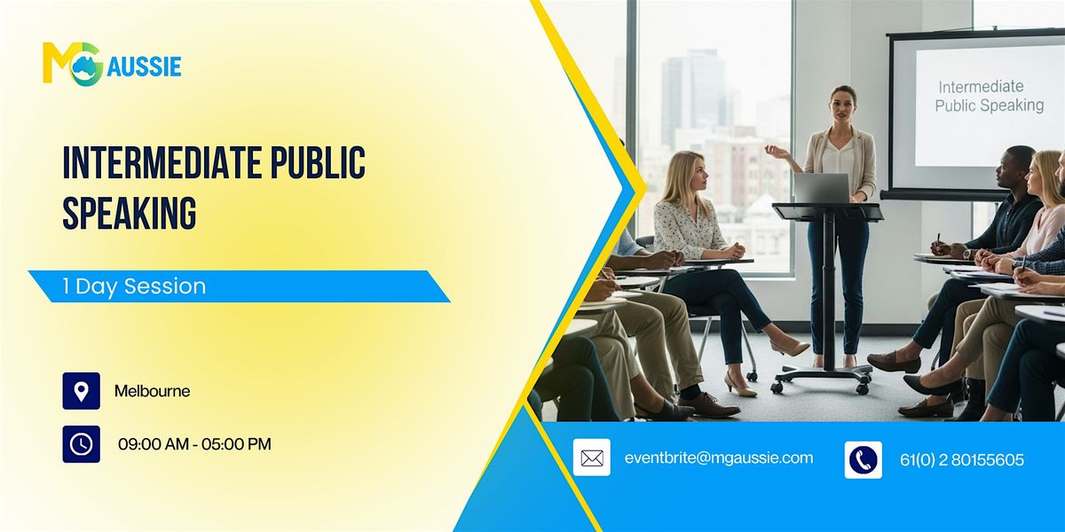 Intermediate Public Speaking: 1 Day Session in Melbourne