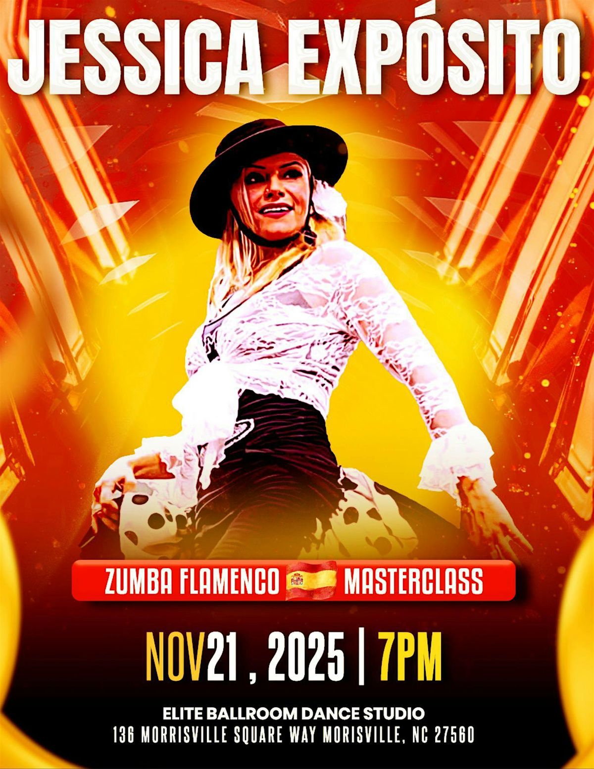 Jessica Exp\u00f3sito-Zumba Flameco Masterclass