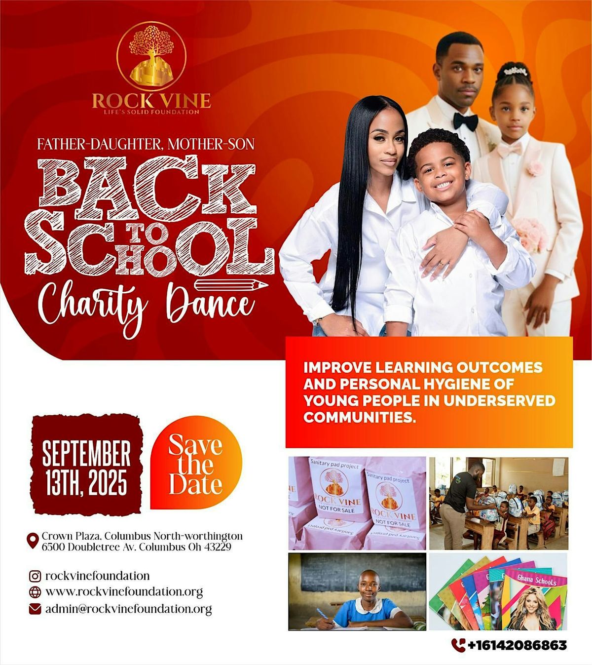 Father Daughter, Mother Son, Back to School Charity Dance