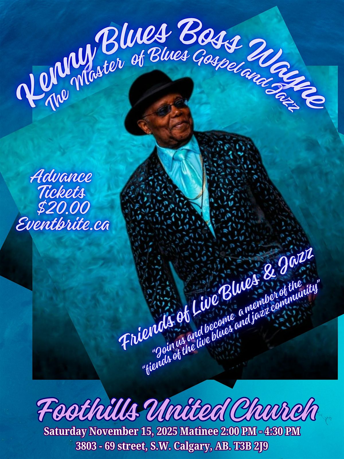 Keeping the Blues Alive Matinee featuring Kenny Blues Boss Wayne!