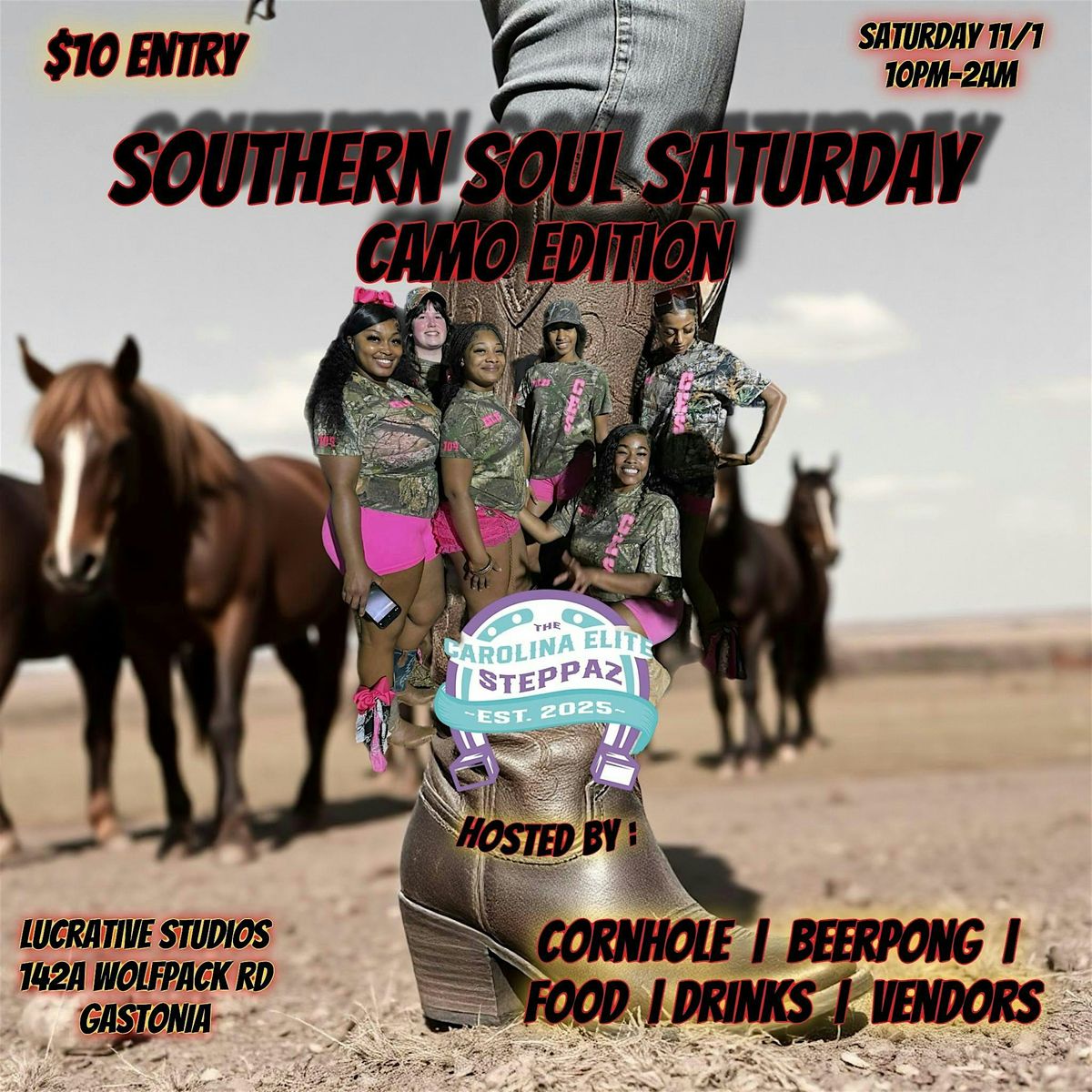 Southern Soul Saturday Camo Edition