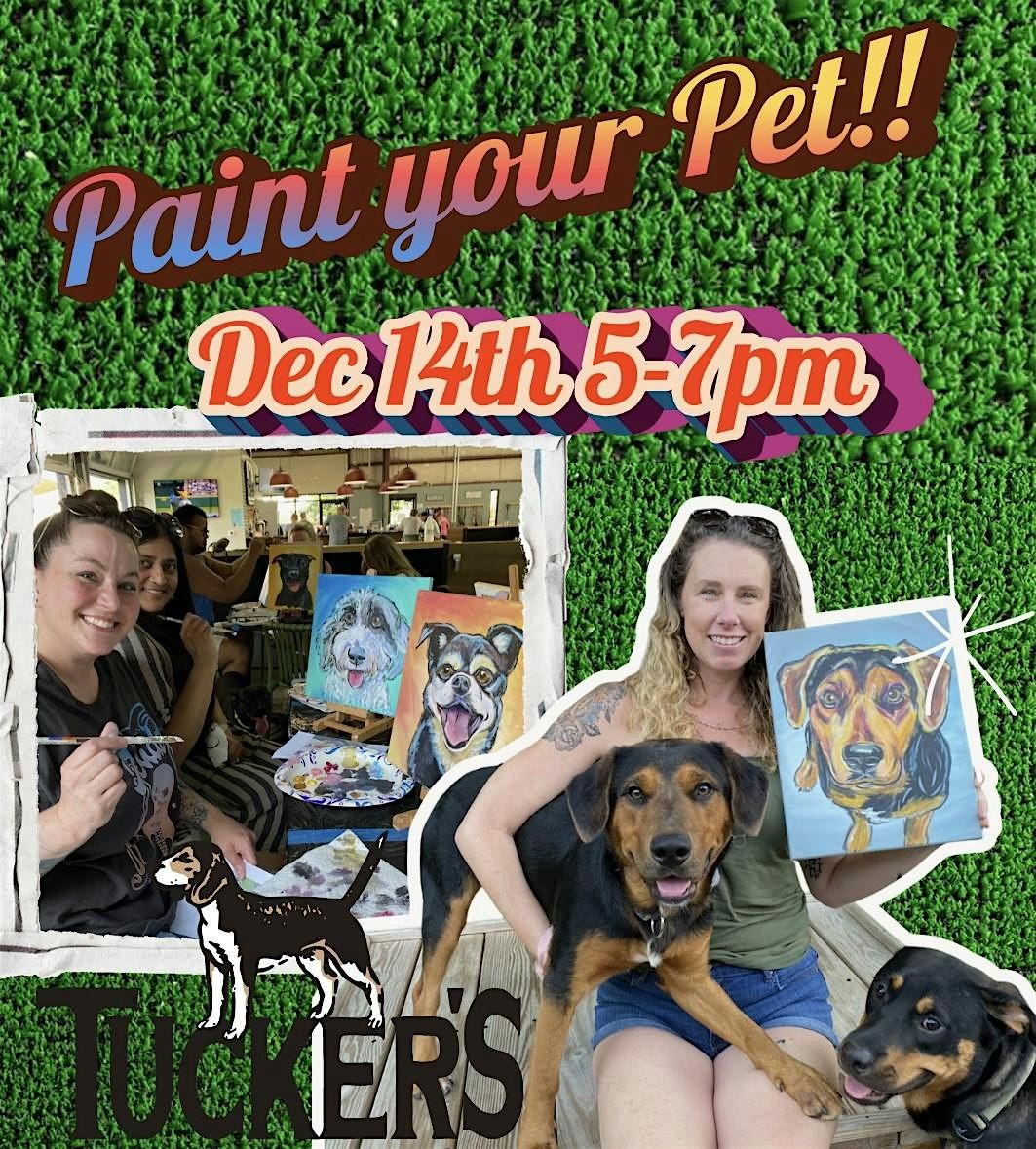 Paint Your Pet at Tucker's Tap Yard with StudioSRV