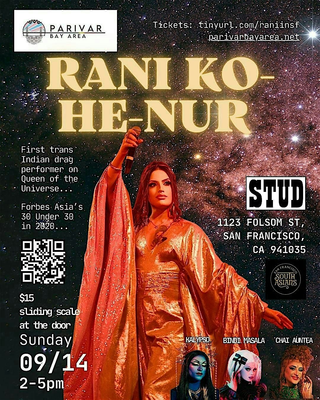 RANI KO-HE-NUR ARRIVES TO SAN FRANCISCO
