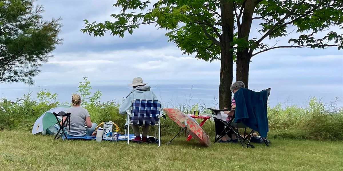 Plein air painting at Angell Farm
