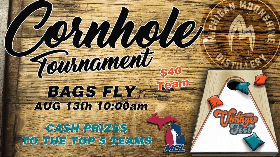 Grandville Vintage Festival Cornhole Tournament 2022 Michigan