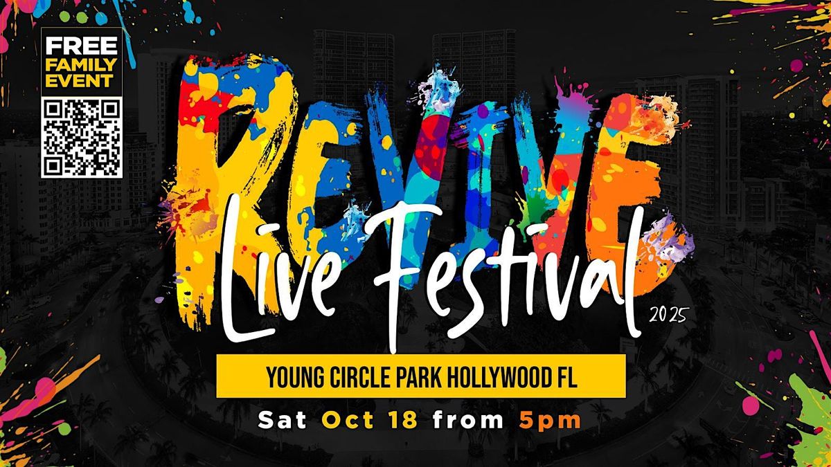 Revive Live Festival at ArtsPark at Young Circle, Hollywood on 18th ...