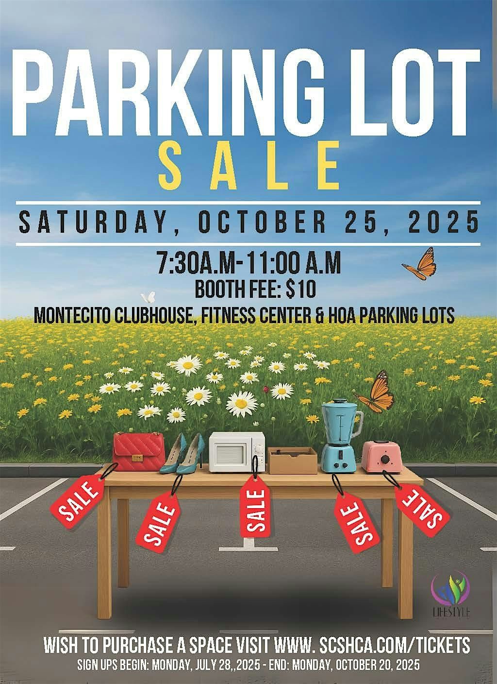 Parking Lot Sale