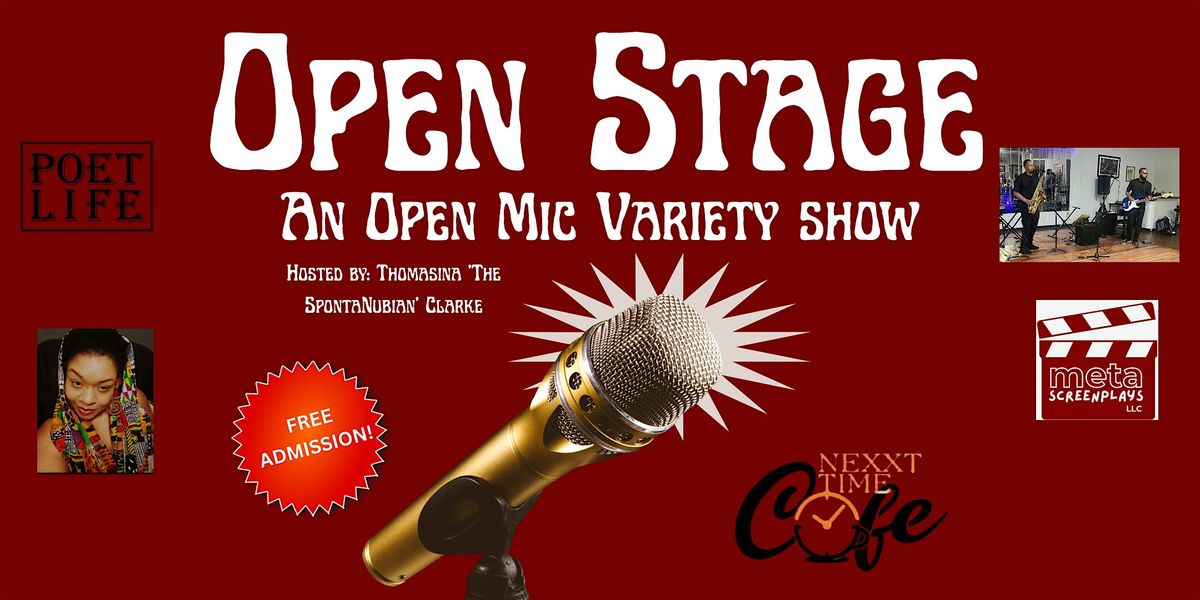Open Stage: An Open Mic Variety Show