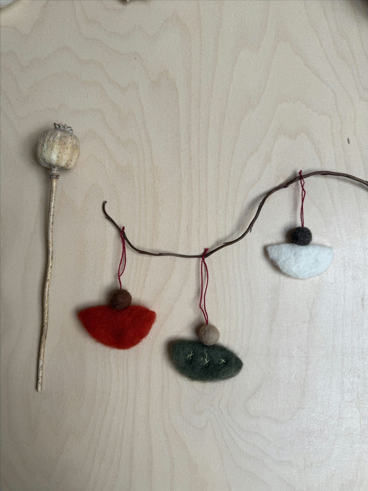 Three Little Angels \u2013 Wet Felting