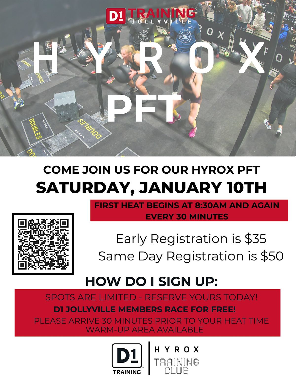 D1 Training Jollyville - HYROX PFT (Affiliates)