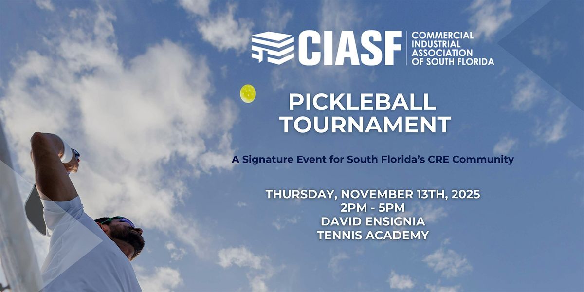 2025 CIASF Pickleball Tournament