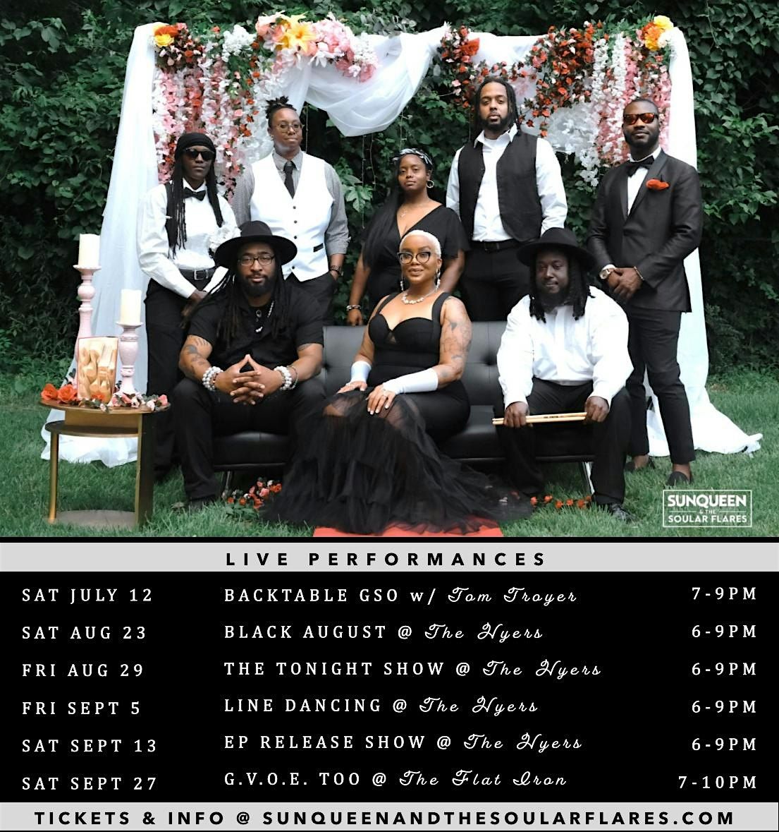 Black August @ The Hyers w\/ The Soular Flares