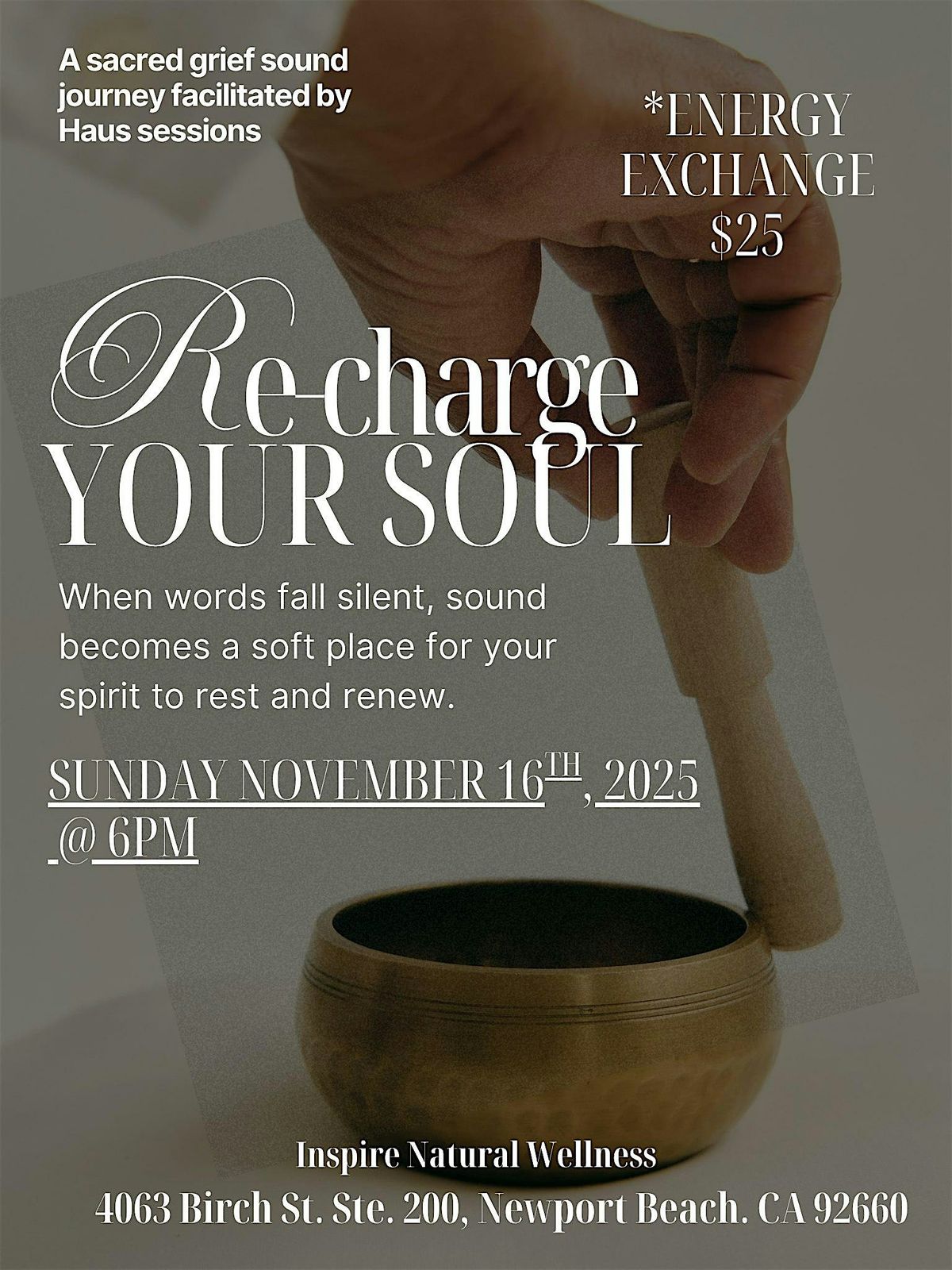 Re-Charge Your Soul Sound Journey
