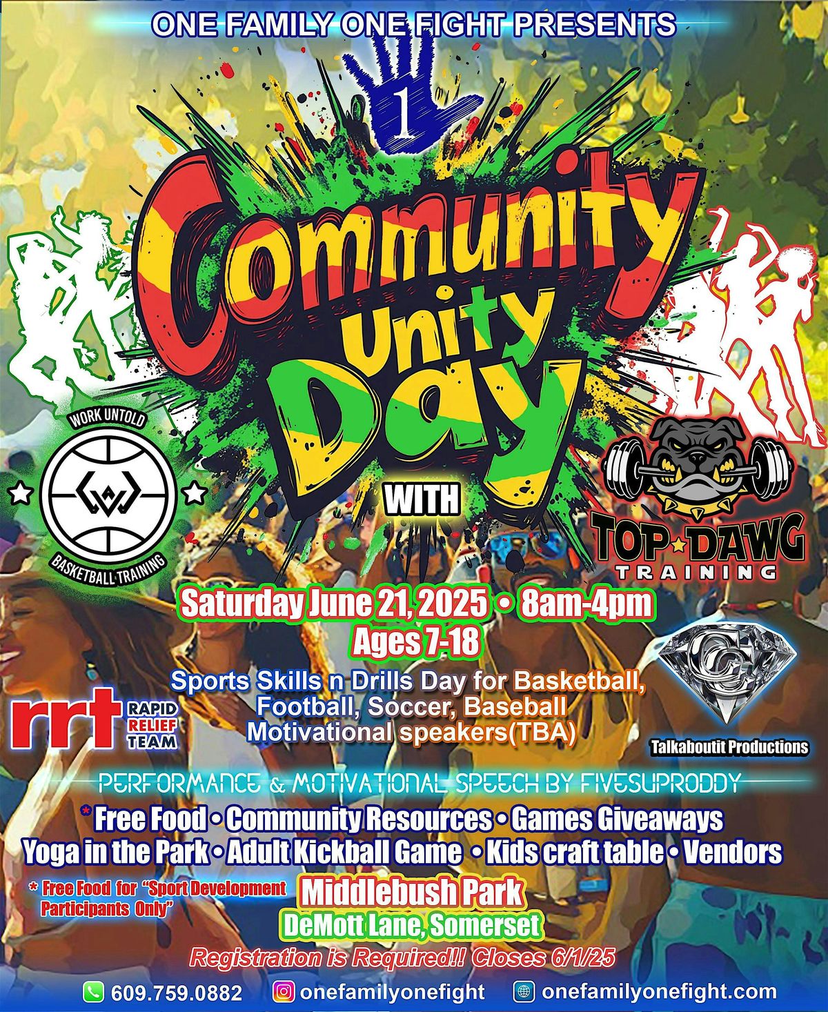 Community Unity Day | Middlebush Park, Franklin Township, NJ | June 21 ...