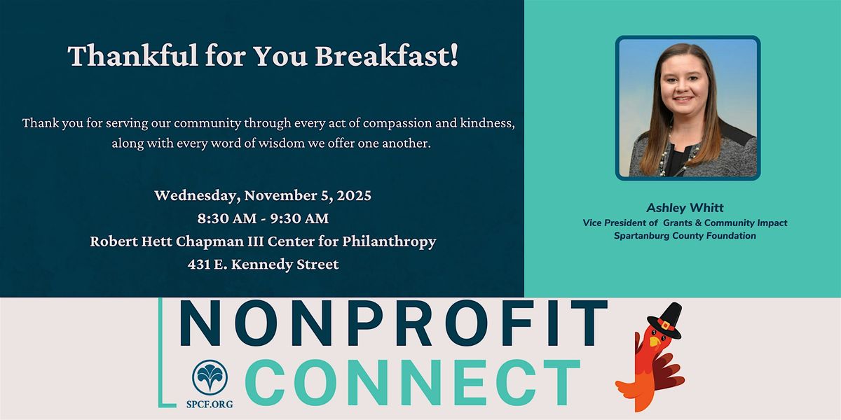 Nonprofit Connect: Thankful for You Breakfast