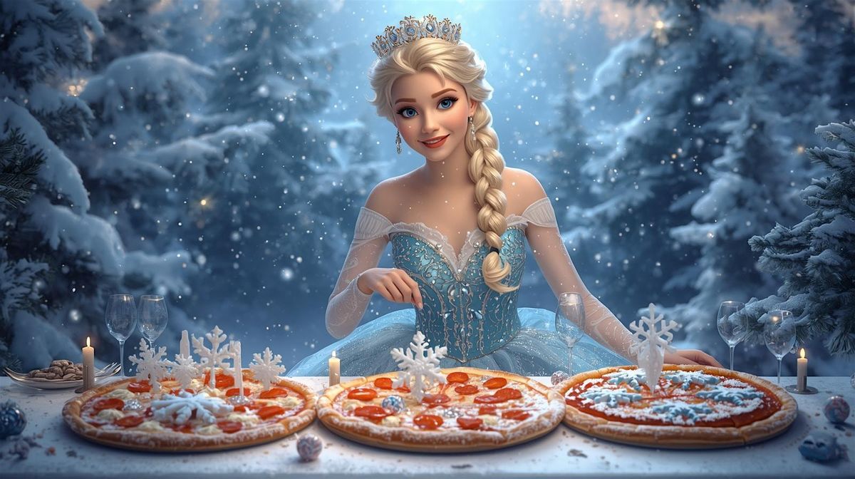 Winter Wonderland Princess Pizza Party