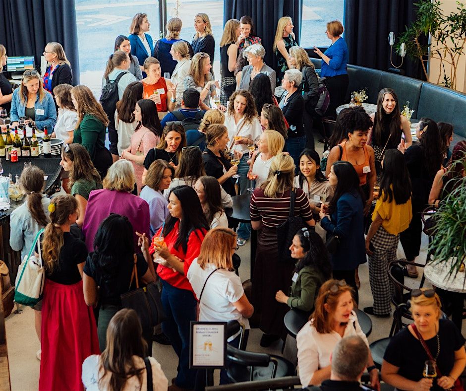 Drinks & Clinks Female Founder CO Startup Week Social