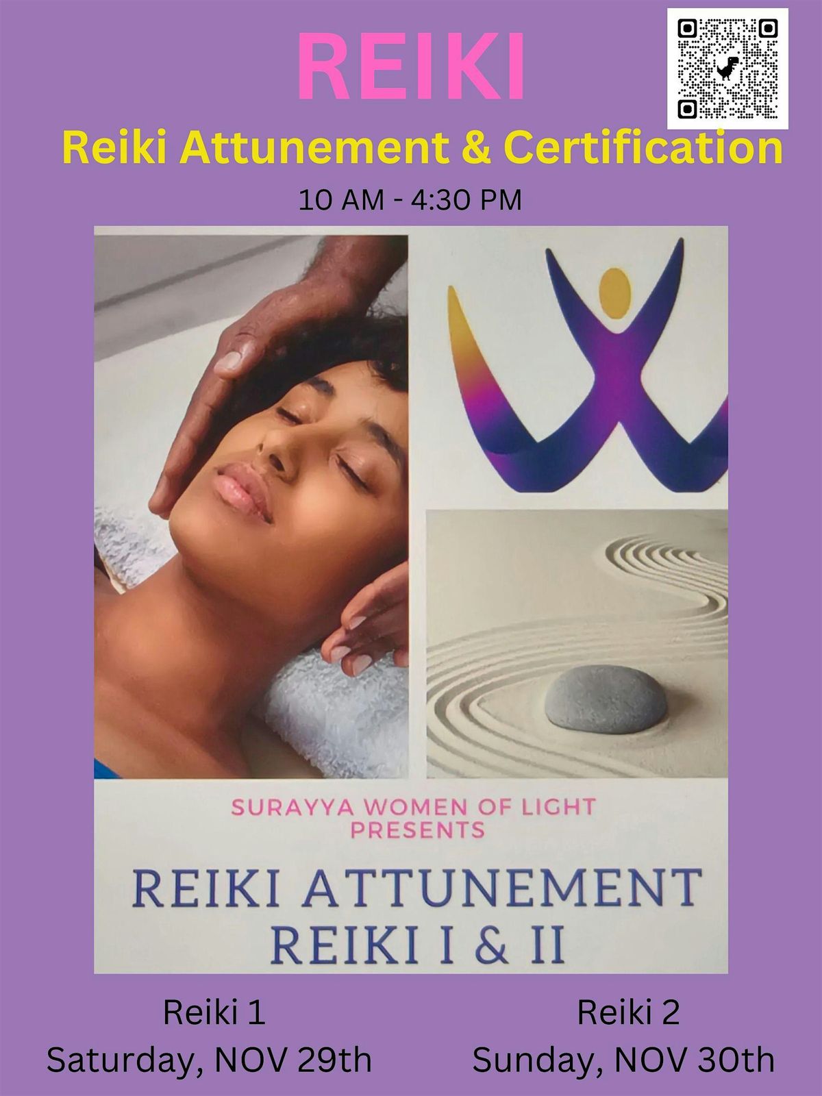REIKI 1 & 2 CERTIFICATION WORKSHOP