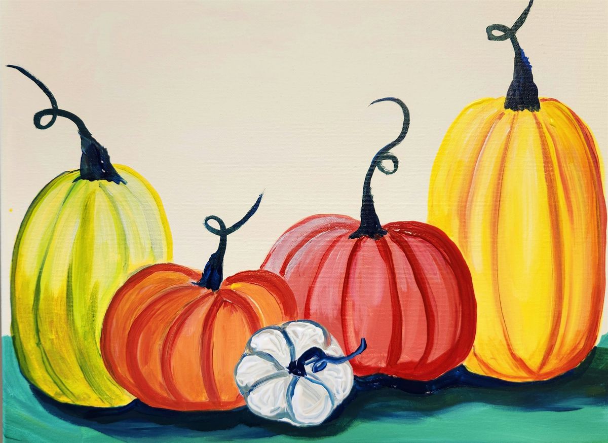 Pumpkin Paint Party at The Purple Hayes Gallery
