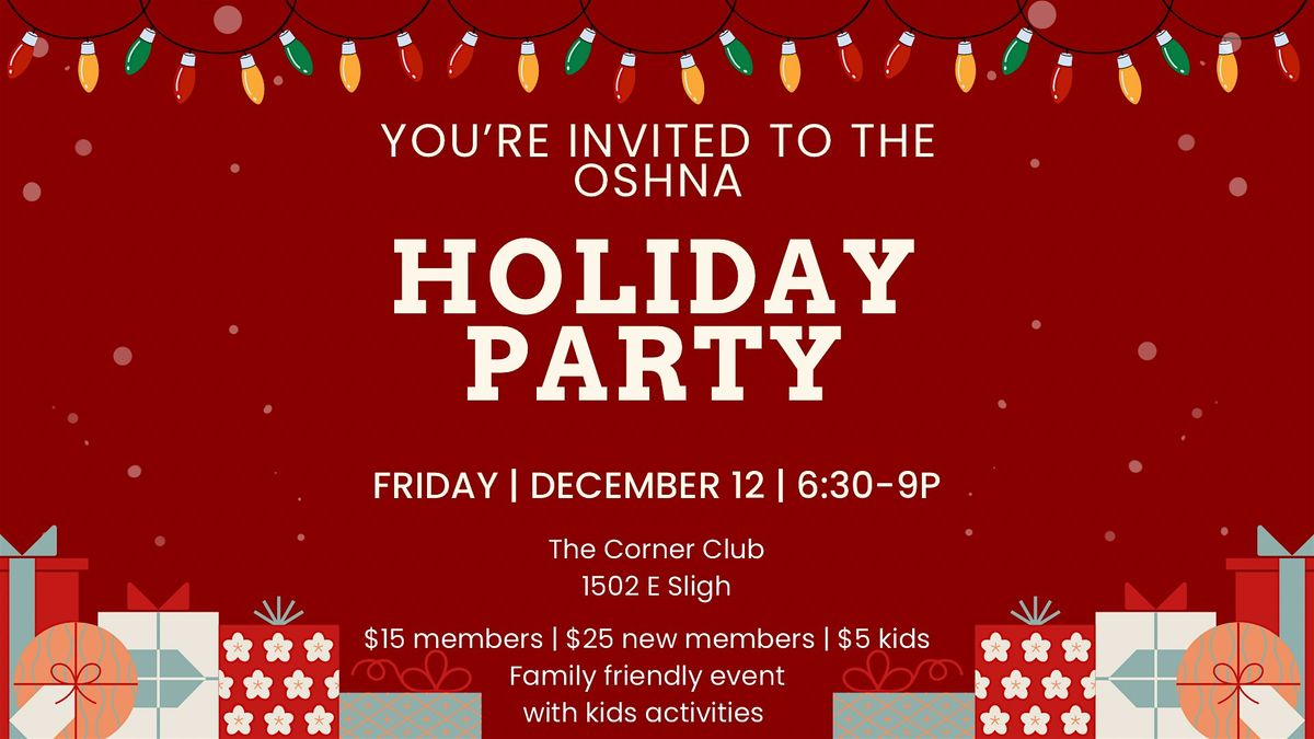 OSHNA Holiday Party