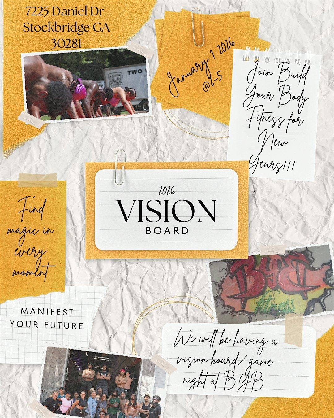 Vision Board New Year\u2019s party