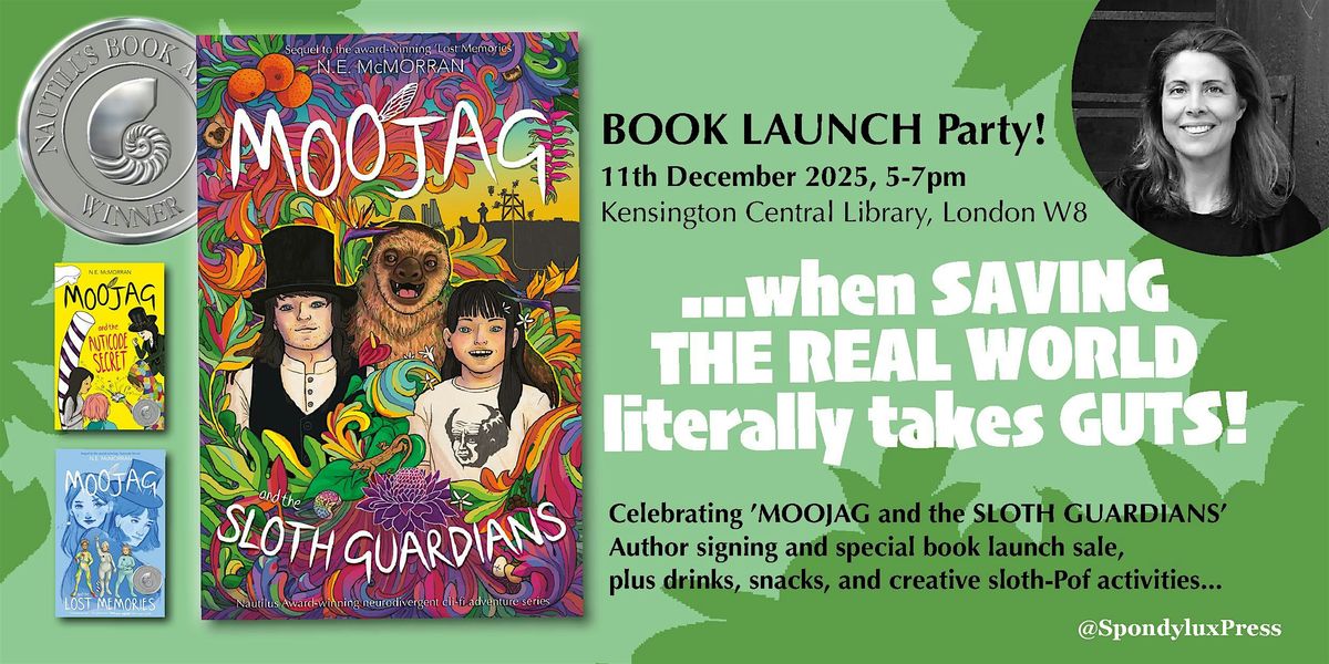 Moojag and the Sloth Guardians Book Party!