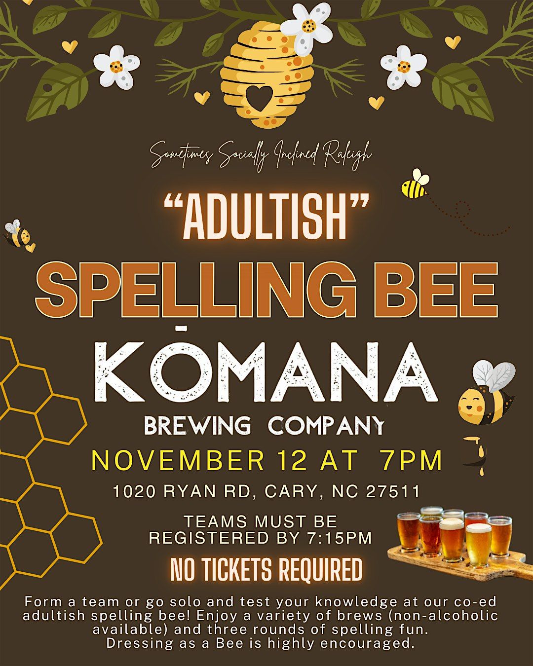 Adultish Spelling Bee