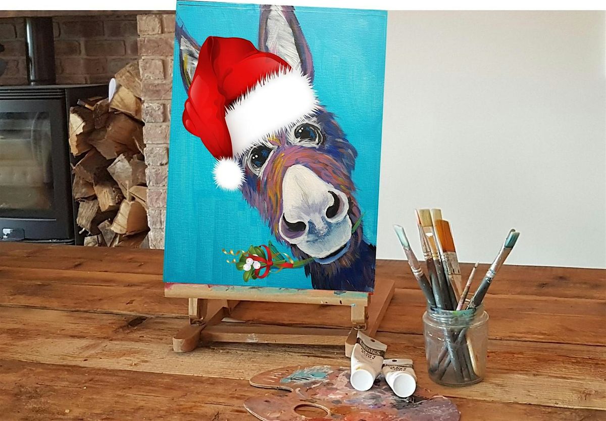 Painting workshop \u2018Xmas Donkey\u2019 @ Waters\u2019 Edge Visitor Centre, Humberside