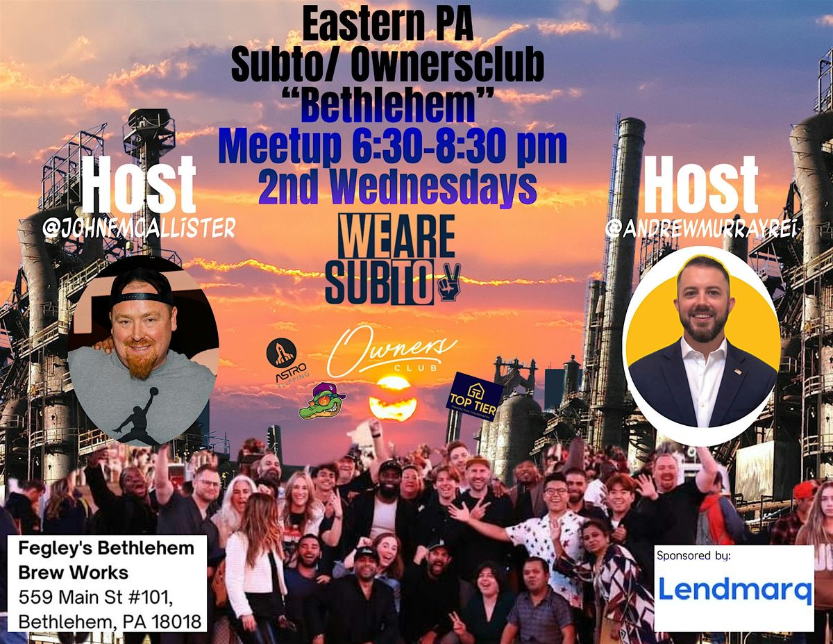 Eastern PA Subo\/OwnersClub "Bethlehem" Meetup