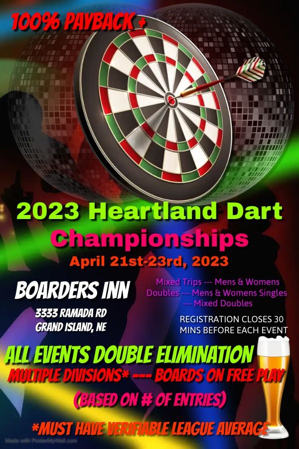 2023 Heartland Dart Championships Boarders Inn & Suites by