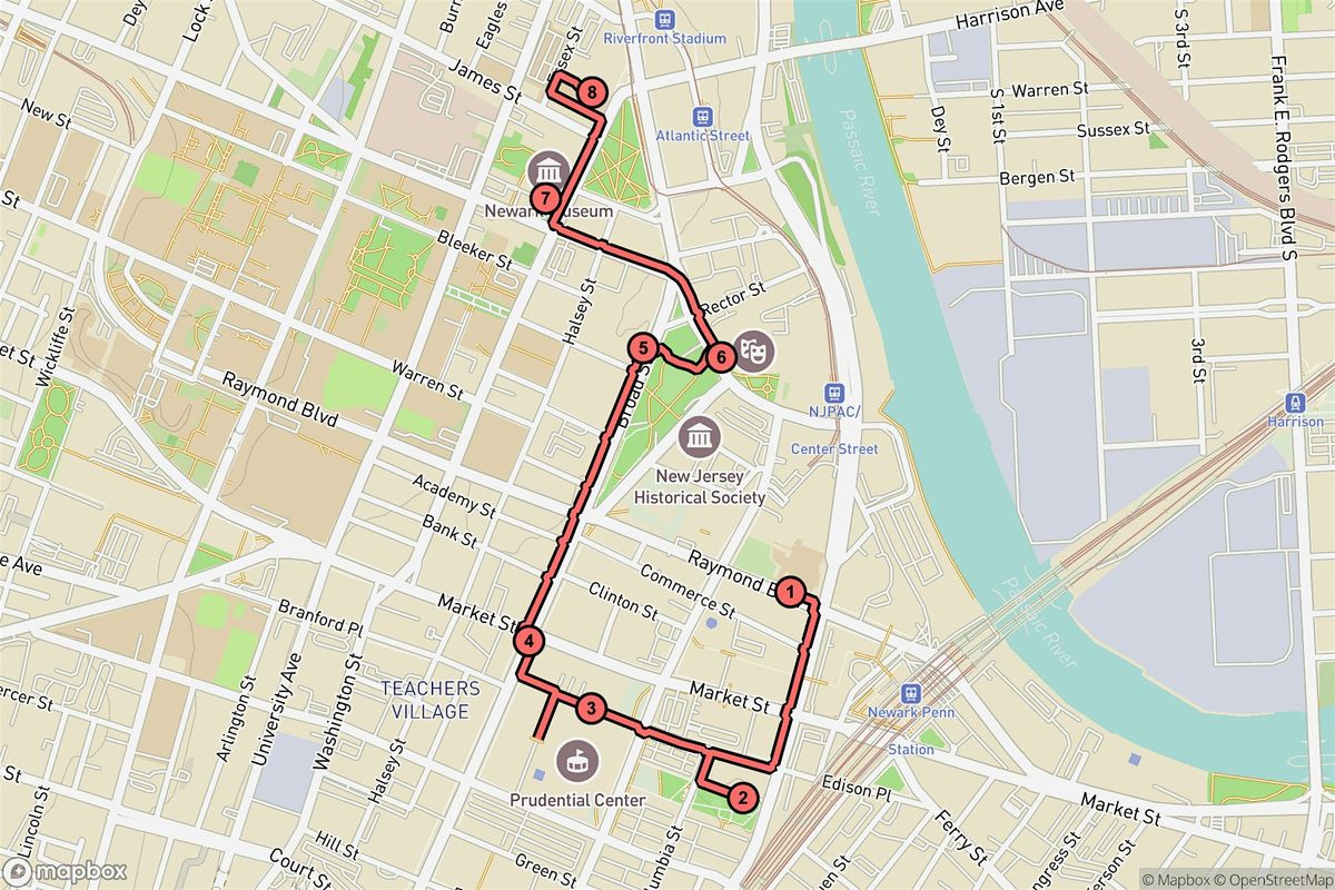 Newark Audio Tour: Icons, Arts, and Legends of Downtown