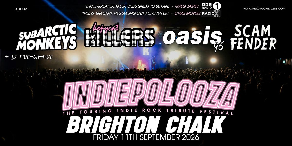 Indiepalooza - Brighton Chalk - 11th September 2026