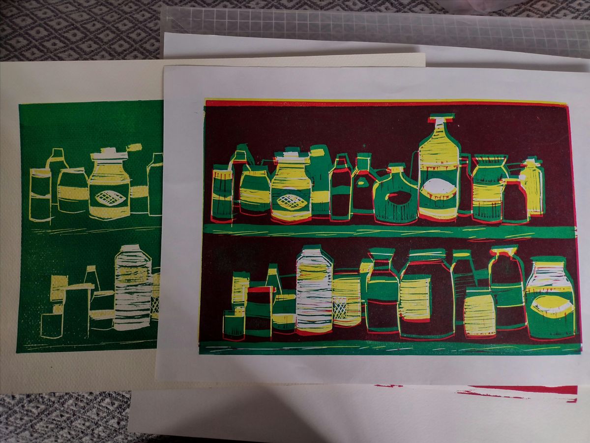 Lino and reduction Printing Workshop