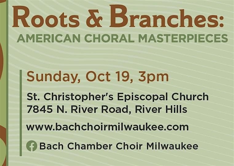 BCC Fall Concert: Roots & Branches - American Choral Masterpieces