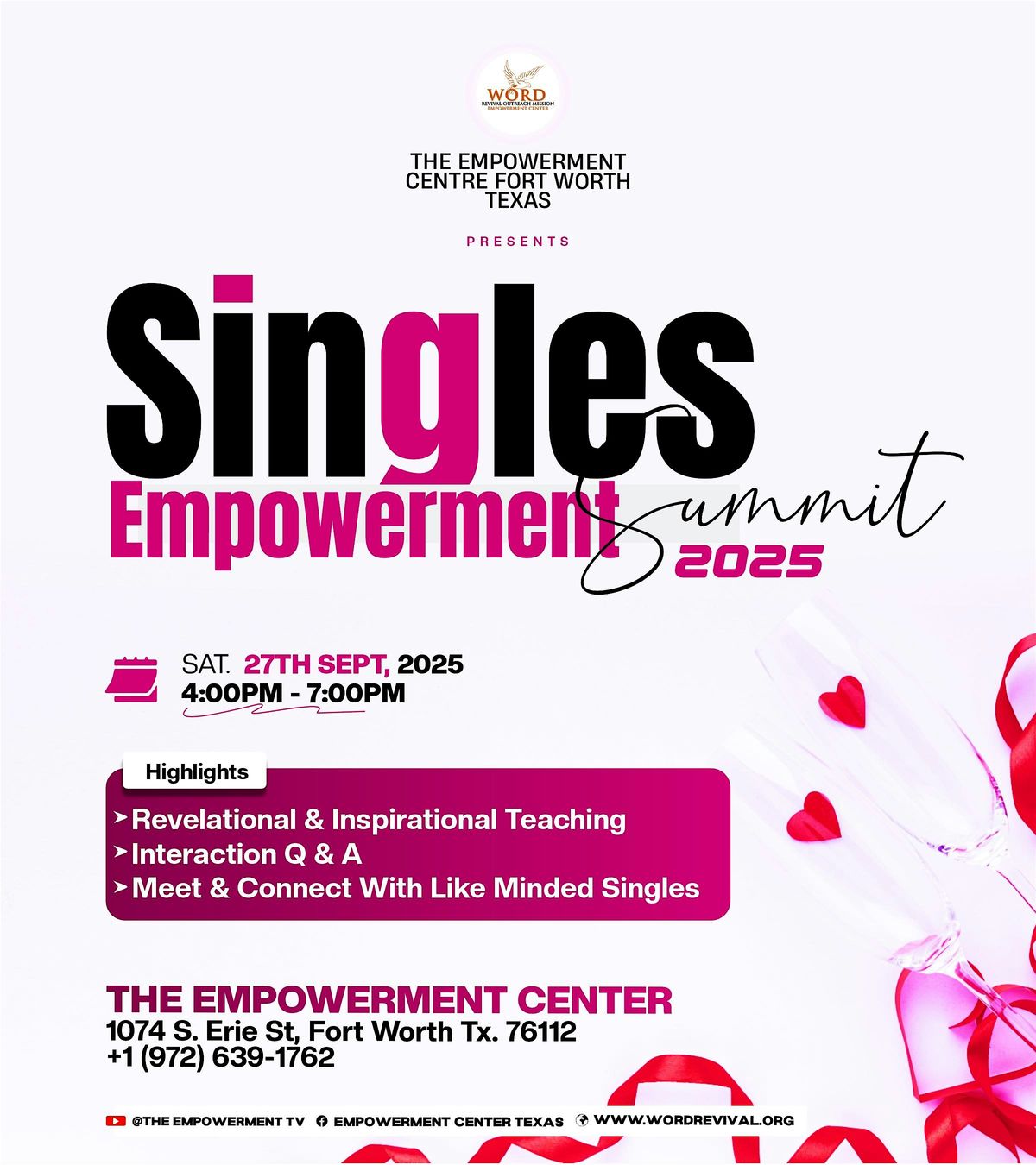 SINGLES EMPOWERMENT SUMMIT
