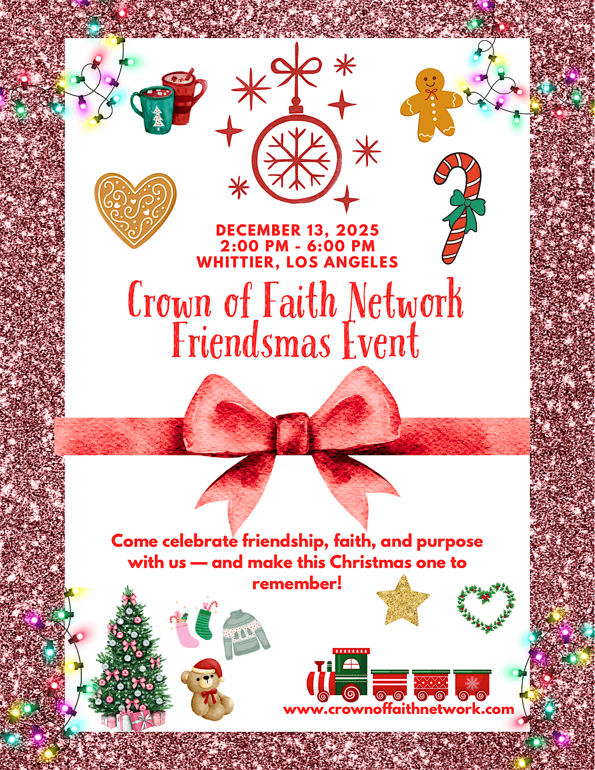 Crown of Faith Network Friendsmas Event