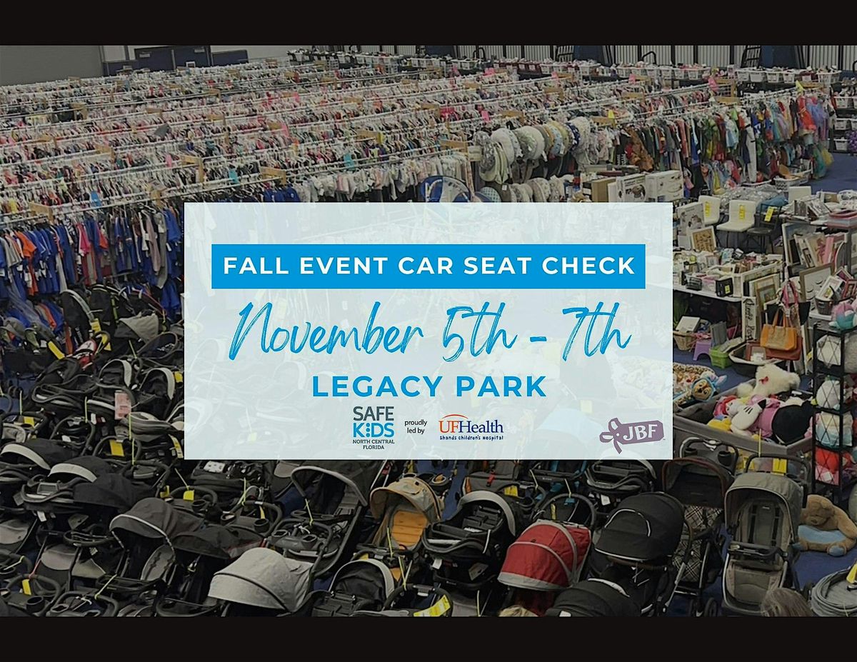 JBF Car Seat Check Up Event - November 6, 2025
