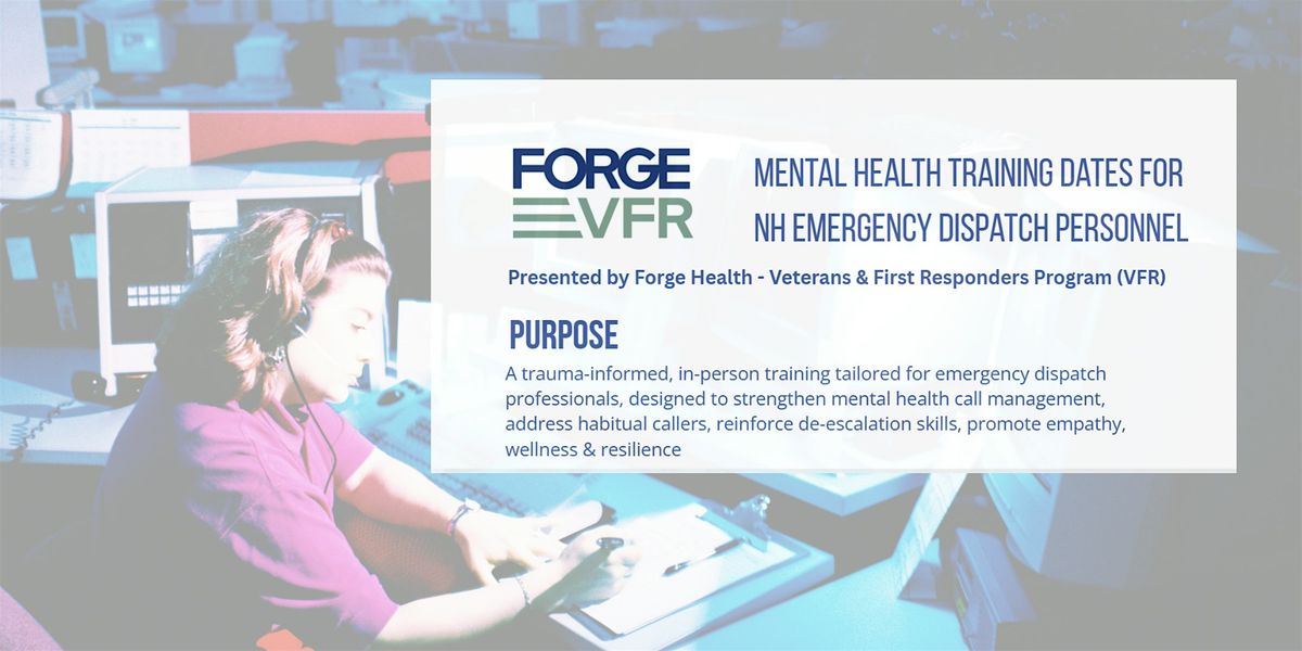 Mental Health Training for NH Emergency Dispatch - Moultonborough NH