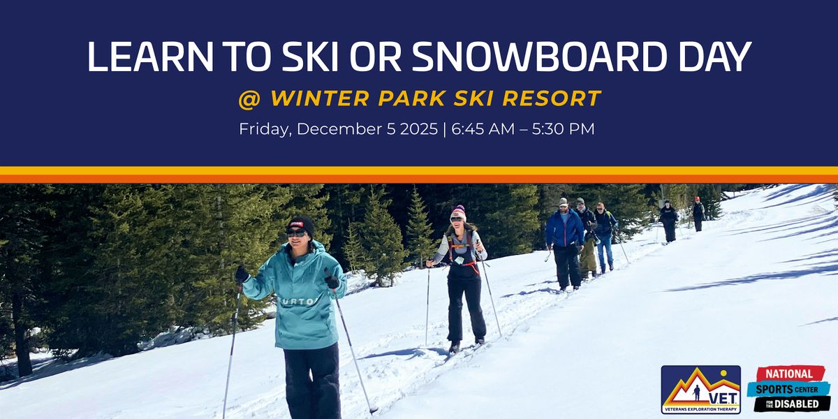 VET & NSCD Ski Day \u2013 Winter Adventure at Winter Park Ski Resort