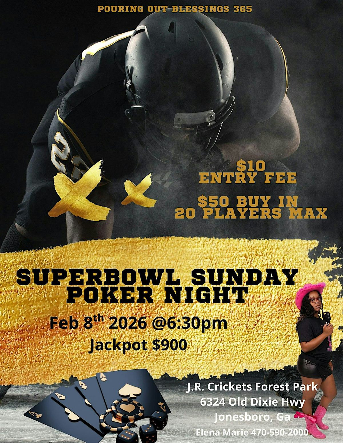 Super Bowl Sunday Poker Night