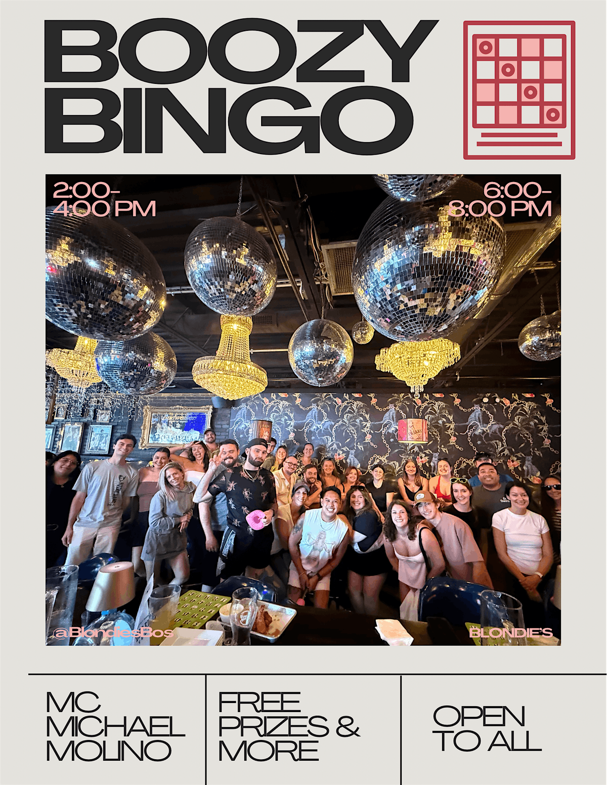 BOOZY BINGO SUNDAYS @ BLONDIE'S